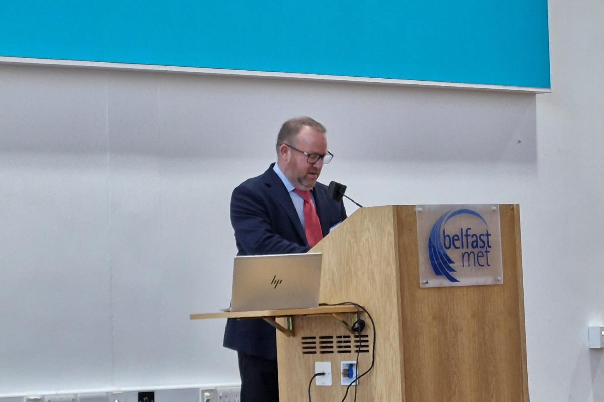 Dennis Twomey at Shaping Futures 2025 event